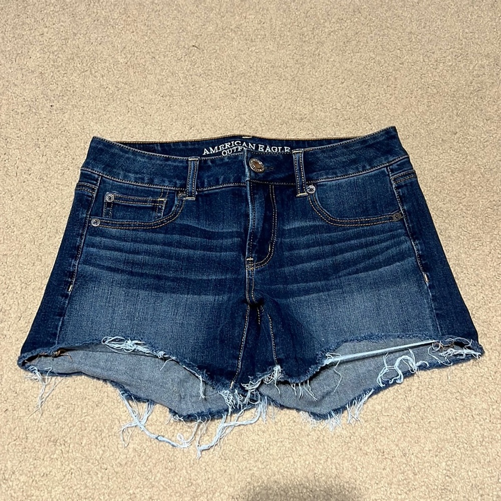 American Eagle shortie jean shorts.